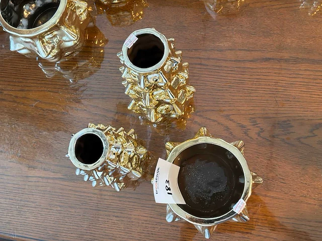 Decoratie vazen (3x) - afbeelding 3 van  3