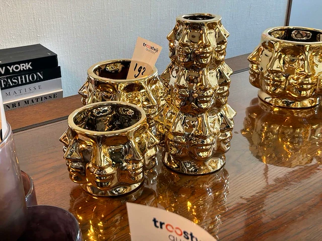 Decoratie vazen (3x) - afbeelding 1 van  2