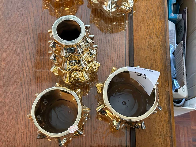 Decoratie vazen (3x) - afbeelding 3 van  3