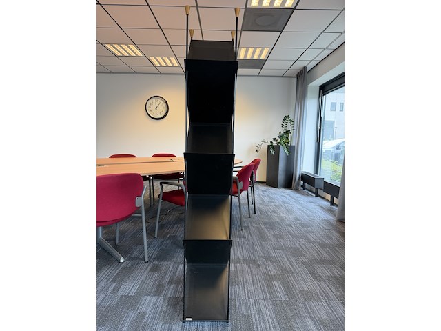 Decoratief folderrek, zwart - afbeelding 2 van  3