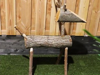 Decoratief hert - 87x35x130cm - afbeelding 1 van  4
