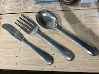 Decoratieve bestekset (90 cm) - afbeelding 1 van  2