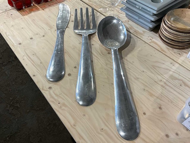 Decoratieve bestekset (90 cm) - afbeelding 2 van  2