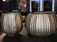 Decoratieve bloempotten - 2 stuks - afbeelding 1 van  3