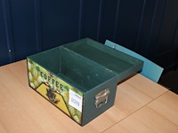 Decoratieve houten kist met afmeting 37 x 20 x 20 cm. - afbeelding 2 van  2