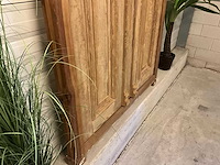 Decoratieve houten scheidingswand "deur" - afbeelding 2 van  10