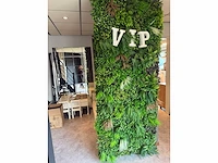 Decoratieve kunstplantenwand