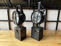 Decoratieve mijnwerkerslamp (2x) - afbeelding 1 van  6