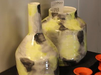 Decoratieve pottenset o.a. hoogte 25 cm. - afbeelding 2 van  2