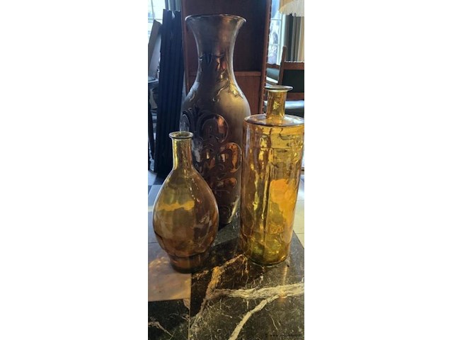 Decoratieve vazen - 3 stuks - afbeelding 1 van  3