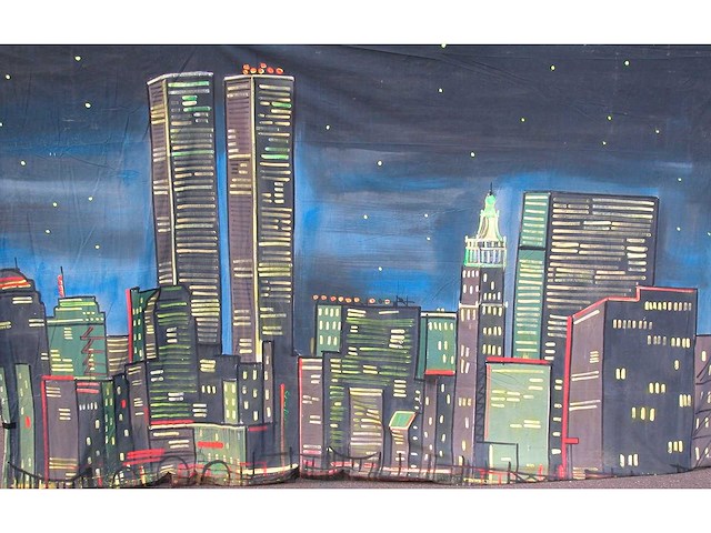 Decordoek: amerikaanse prent - afbeelding 1 van  2