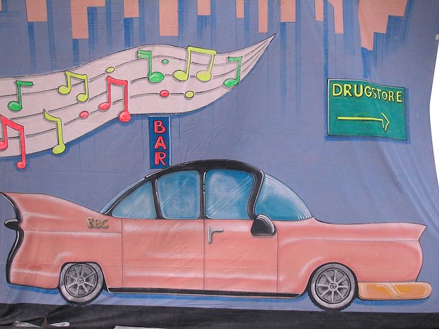 Decordoek: jukebox - afbeelding 1 van  3