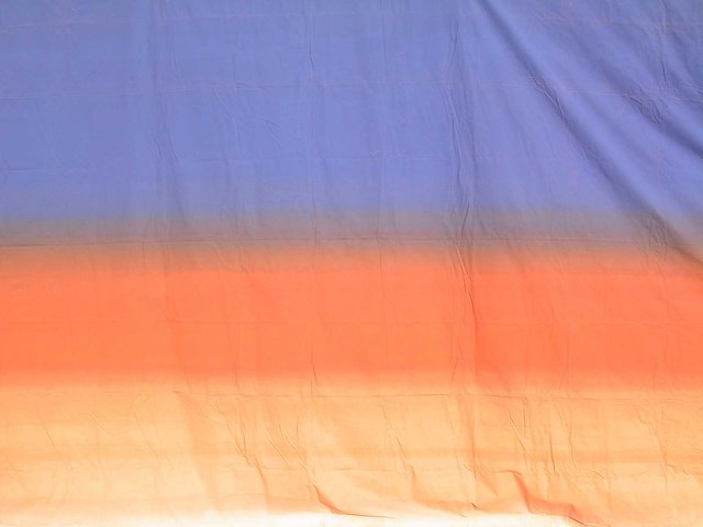 Decordoek: kleurverloop paars oranje - afbeelding 1 van  2