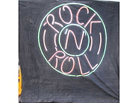 Decordoek: rock n roll neon - afbeelding 1 van  2