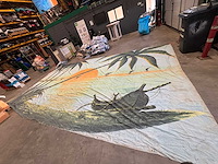 Decordoek: tropische zonsondergang - afbeelding 1 van  1