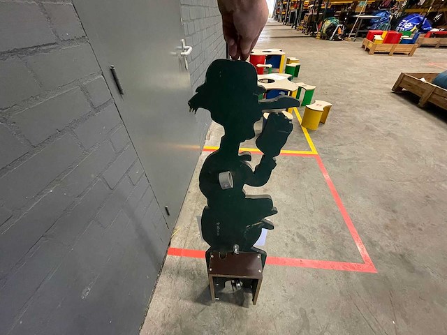 Decorpaneel schreeuwende man - afbeelding 3 van  4