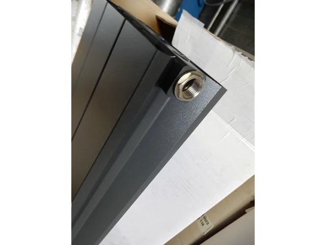 Decorradiator, thermrad, alustyle, antraciet, 2033x320 - afbeelding 2 van  5