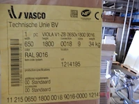 Decorradiator, vasco, viola v1-zb, wit, 1800x650 - afbeelding 2 van  2