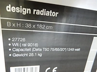 Decorradiator, wit, 1820x380 - afbeelding 5 van  5