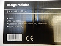 Decorradiator, wit, 1820x590 - afbeelding 4 van  4