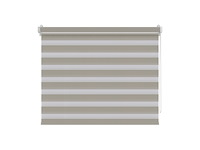 Decosol duo rolgordijn lichtdoorlatend t.b.v. draaikiepraam grijs - afbeelding 1 van  5