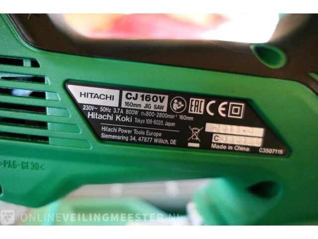 Decoupeerzaag hitachi, cj160v - afbeelding 3 van  5