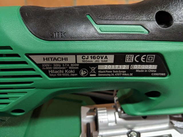 Decoupeerzaag hitachi, cj160va - afbeelding 4 van  5