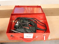 Decoupeerzaag metabo st50 in metalen kist.