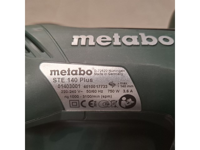 Decoupeerzaag metabo, ste 140 plus, bouwjaar 2014 - afbeelding 6 van  8