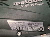 Decoupeerzaag metabo, steb 70 quick, bouwjaar 2021 - afbeelding 5 van  6