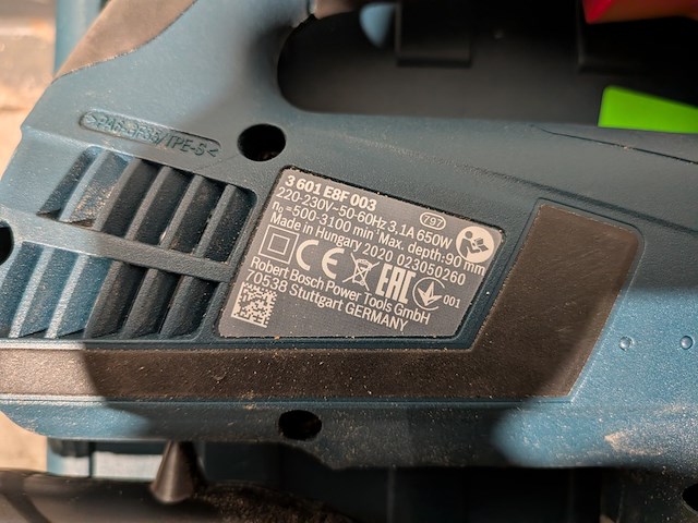 Decoupeerzaagmachine - 230v, bosch, gst 90 be, 2020 - afbeelding 5 van  7