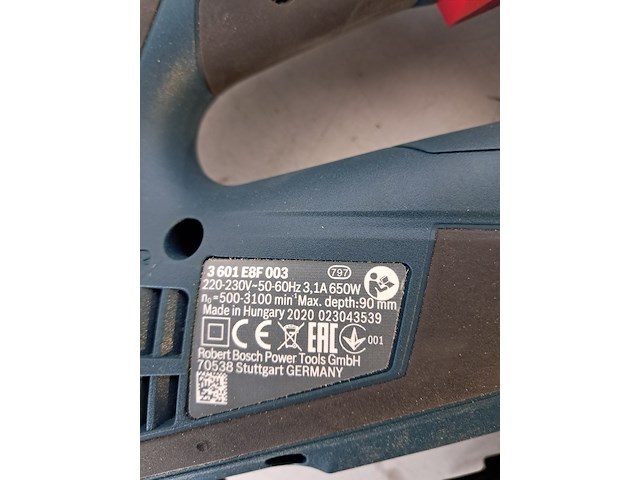 Decoupeerzaagmachine - 230v bosch, gst 90 be, bouwjaar 2020 - afbeelding 11 van  12