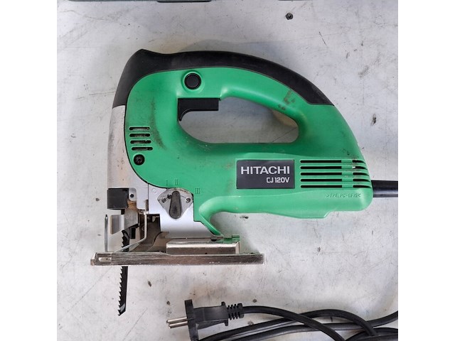Decoupeerzaagmachine 230v hitachi, cj120v, bouwjaar 2004 - afbeelding 3 van  9