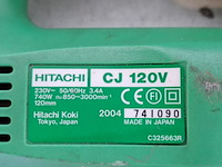 Decoupeerzaagmachine 230v hitachi, cj120v, bouwjaar 2004 - afbeelding 7 van  9