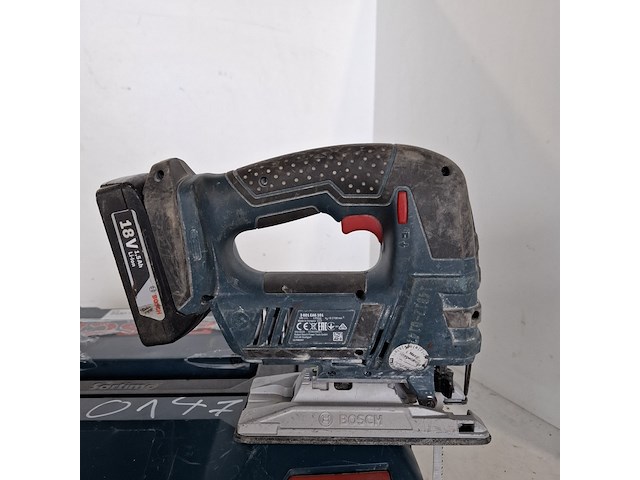 Decoupeerzaagmachine accu 18v-li bosch, gst 18v-li, bouwjaar 2020 - afbeelding 5 van  8