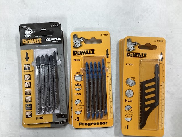 Decoupeerzagen, diamant zaagblagen, houtboren en ooordoppen, dewalt, inter dynamics en heller - afbeelding 4 van  10