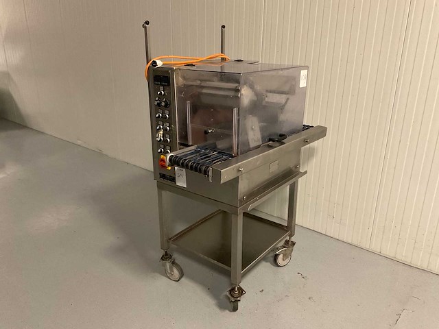 Dedy 220 chocolade overtrekmachine, rvs - afbeelding 1 van  7