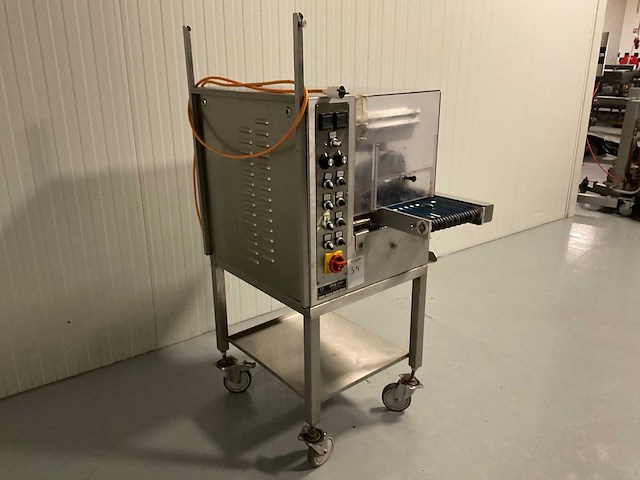 Dedy 220 chocolade overtrekmachine, rvs - afbeelding 2 van  7