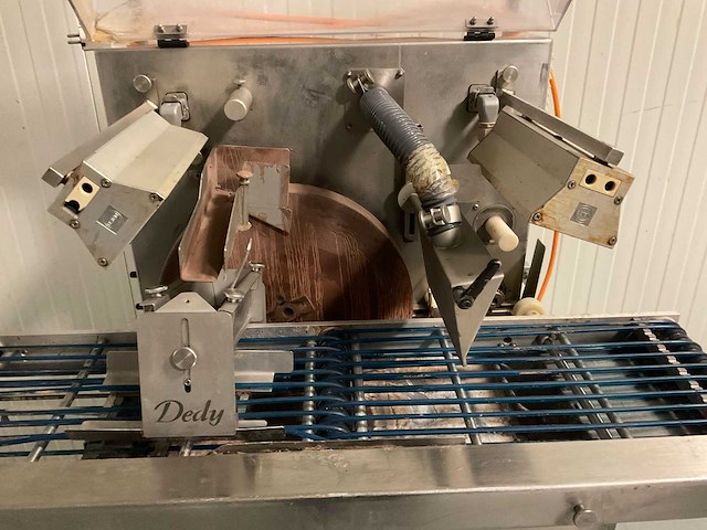 Dedy 220 chocolade overtrekmachine, rvs - afbeelding 4 van  7