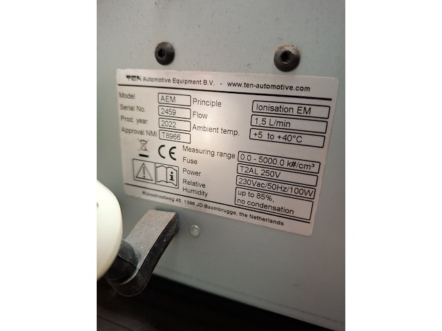 Deeltjesteller tba ten, aem, bouwjaar 2022 - afbeelding 4 van  11