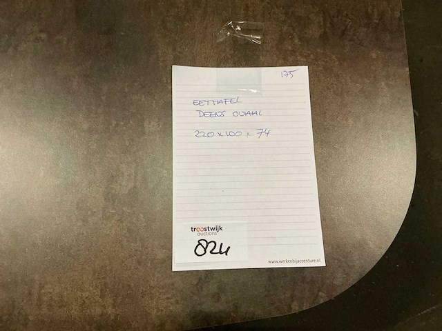 Deens ovaal eetkamertafel 240cm - afbeelding 5 van  6