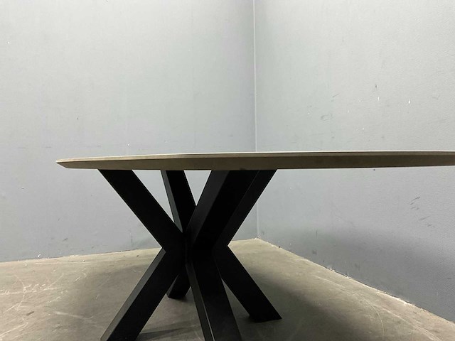 Deens ovale eetkamertafel 220 cm - afbeelding 5 van  7