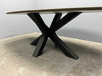 Deens ovale eetkamertafel 220 cm - afbeelding 3 van  7