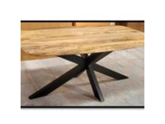 Deens ovale eetkamertafel - afbeelding 1 van  4