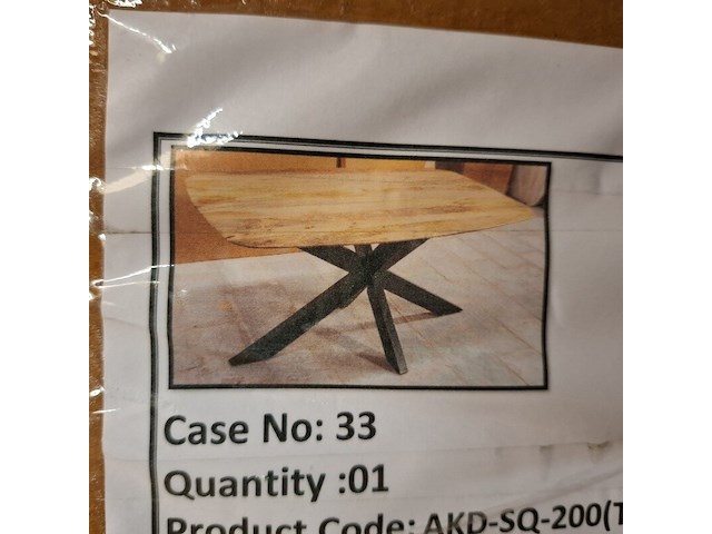 Deens ovale eetkamertafel - afbeelding 2 van  4