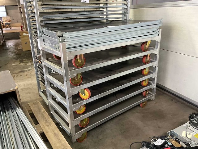 Deense kar / bloemenwagen (11x) - afbeelding 3 van  5