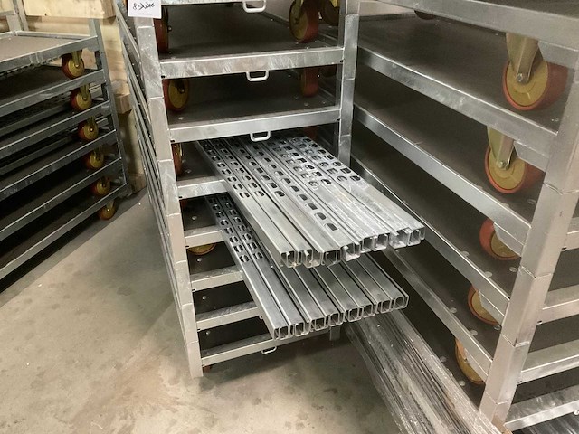 Deense kar / bloemenwagen (8 stuks) - afbeelding 6 van  6