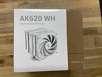 Deepcool ak620 wh cpu cooler - afbeelding 1 van  2