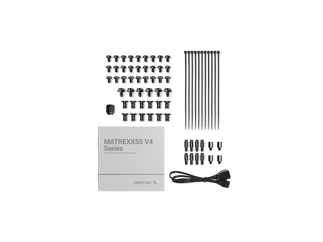 Deepcool matrexx55 v4 c midi tower zwart - afbeelding 3 van  4