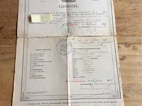 Def. verlof 1886. - afbeelding 1 van  3